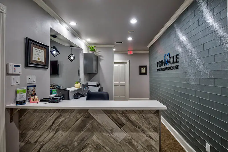 Oral Surgery Reception | Pinnacle Oral Surgery Specialist