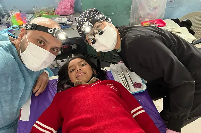 Dr. Parekh with patient | Pinnacle Oral Surgery Specialist