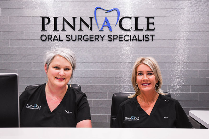 Bridget and Kim | Pinnacle Oral Surgery Specialist